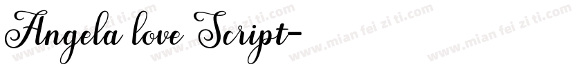 Angela love Script字体转换
